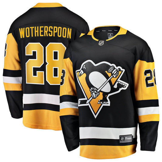 Parker Wotherspoon Pittsburgh Penguins Fanatics Home Breakaway Jersey - Black