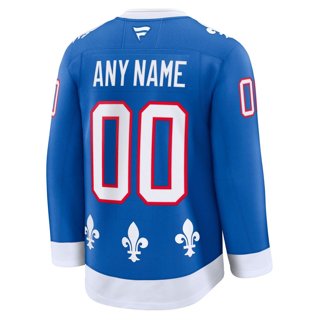 Colorado Avalanche Fanatics Home Premium Custom Jersey - Burgundy