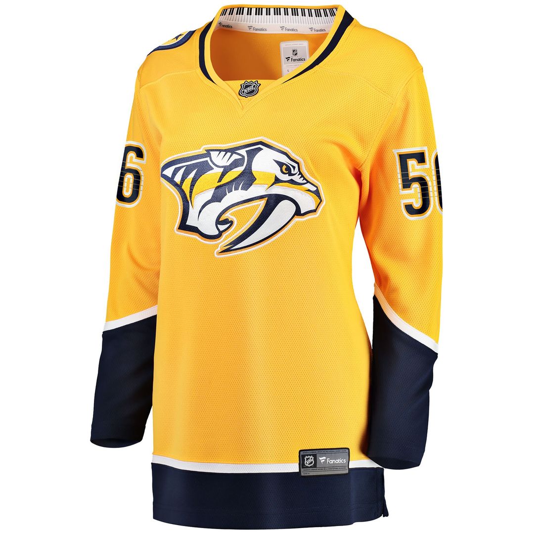 Erik Haula Nashville Predators Fanatics Women's Home Breakaway Player Jersey - Gold