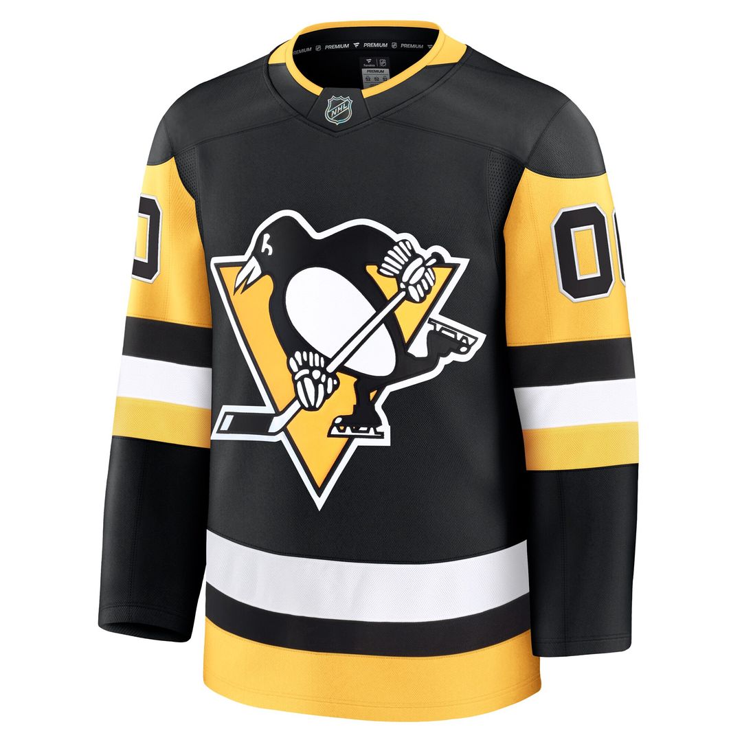 Pittsburgh Penguins Fanatics Away Premium Custom Jersey - White