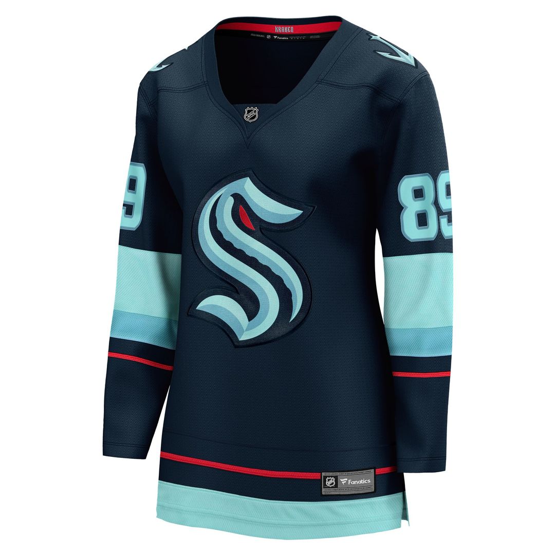 Frederick Gaudreau Seattle Kraken Fanatics Women's Home Breakaway Jersey - Deep Sea Blue