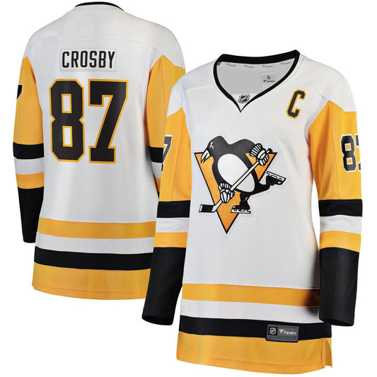 Sidney Crosby Pittsburgh Penguins Fanatics Women's Breakaway Jersey - White