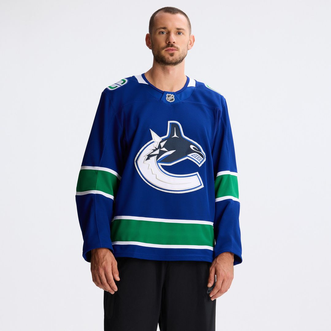Vancouver Canucks Fanatics Home Authentic Pro Jersey - Blue