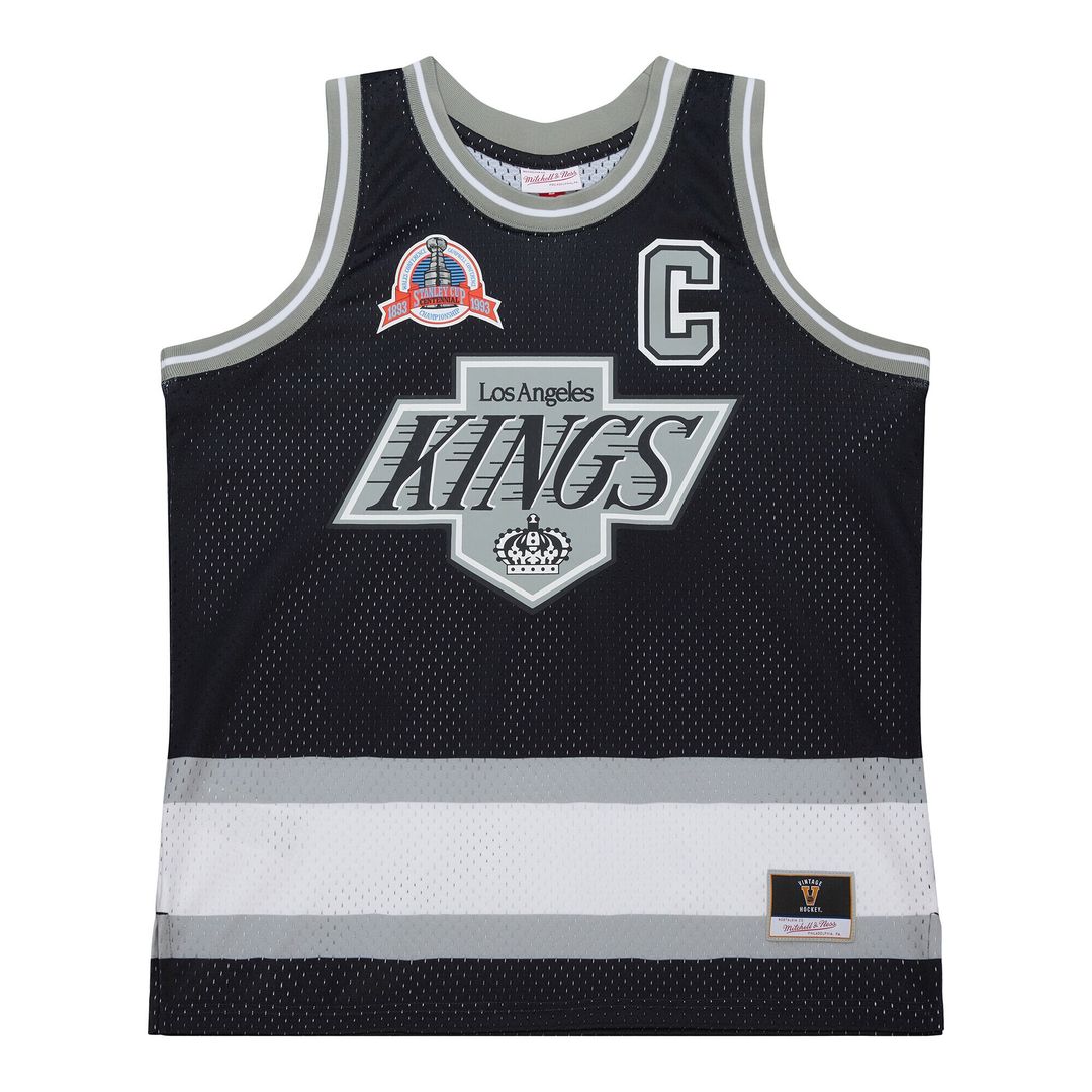 Wayne Gretzky Los Angeles Kings Mitchell & Ness Unisex Maxxed Out Fashion Basketball Jersey - Black