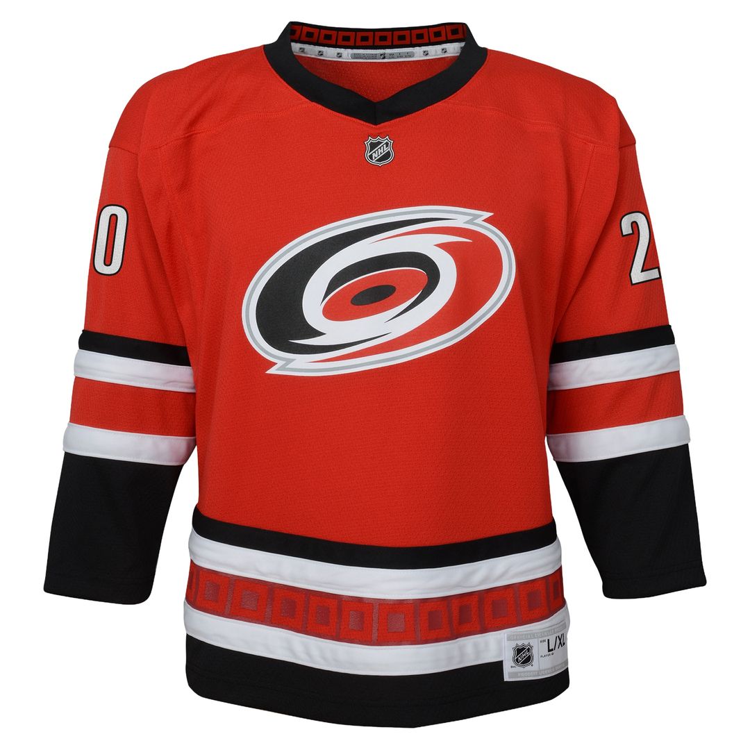 Sebastian Aho Carolina Hurricanes Outerstuff Youth Alternate Replica Jersey - Red