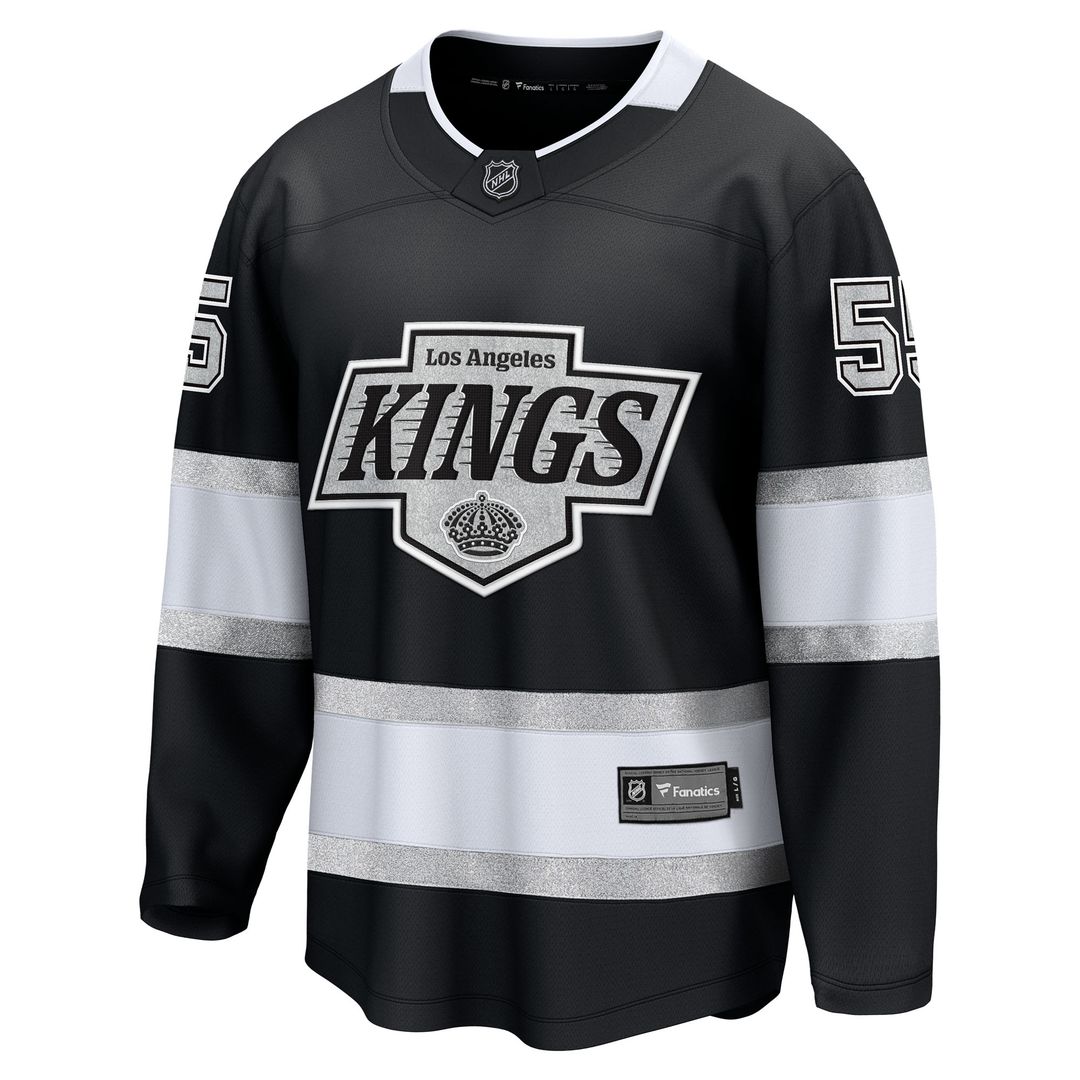 Quinton Byfield Los Angeles Kings Fanatics Home Breakaway Jersey - Black