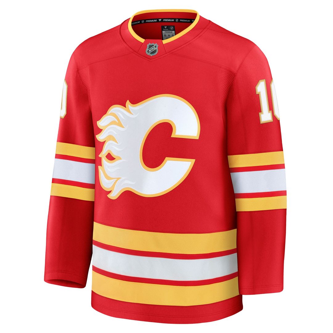 Jonathan Huberdeau Calgary Flames Fanatics Home Premium Jersey - Red