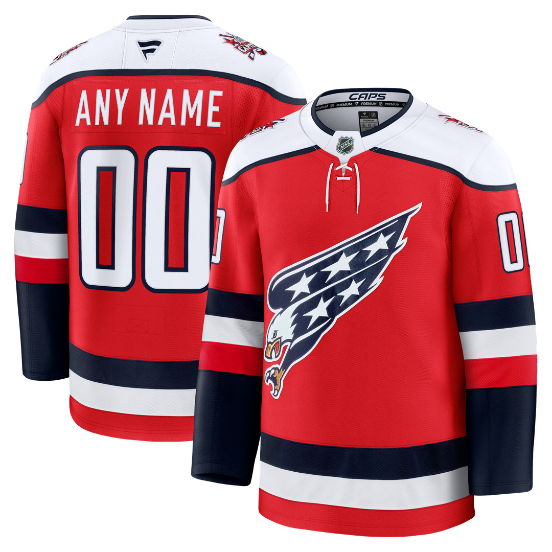 Washington Capitals Fanatics Alternate Premium Custom Jersey - Red