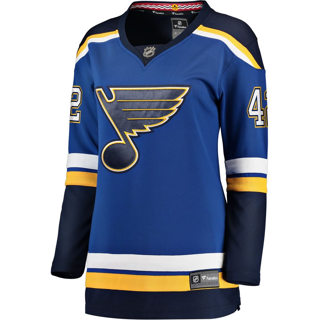 Kasperi Kapanen St. Louis Blues Fanatics Women's Home Breakaway Player Jersey - Blue