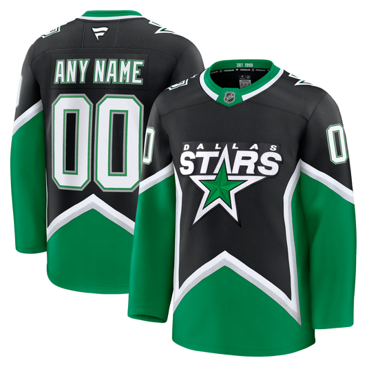 Dallas Stars Fanatics Alternate Premium Custom Jersey - Black