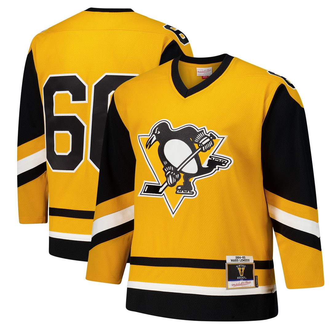 Mario Lemieux Pittsburgh Penguins 1991-92 Power Play Jersey - Black