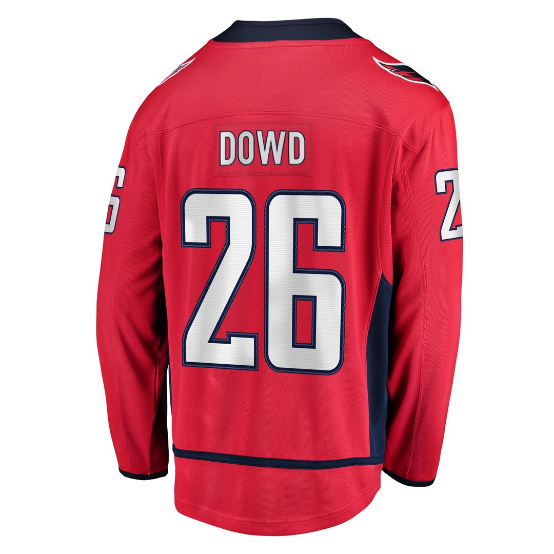 Nic Dowd Washington Capitals Fanatics Home Breakaway Player Jersey - Red