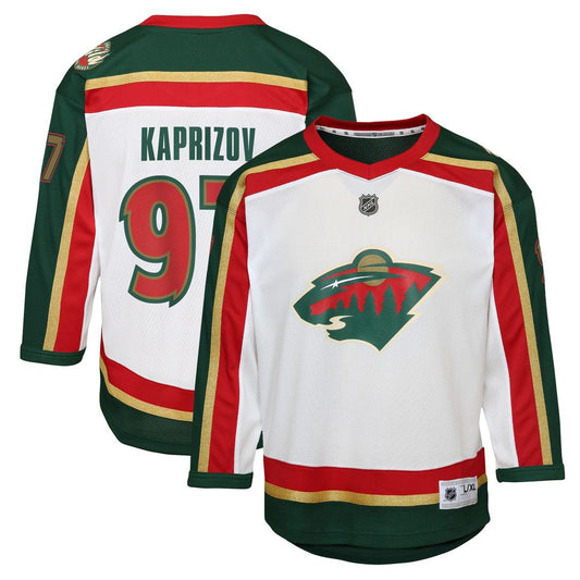 Kirill Kaprizov Minnesota Wild Youth 25th Anniversary Player Replica Jersey - White