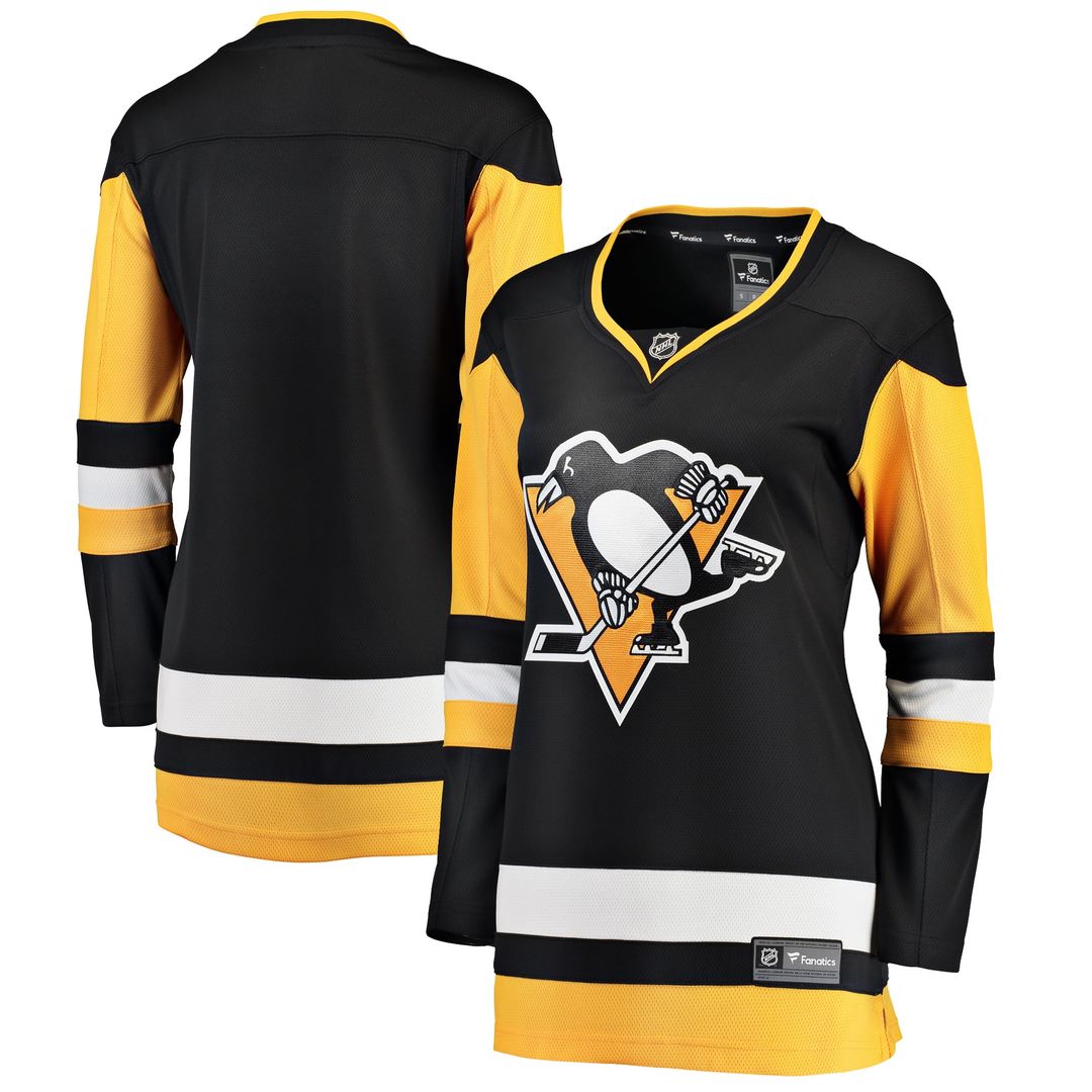 Pittsburgh Penguins Fanatics Women's Home Breakaway Jersey - Black