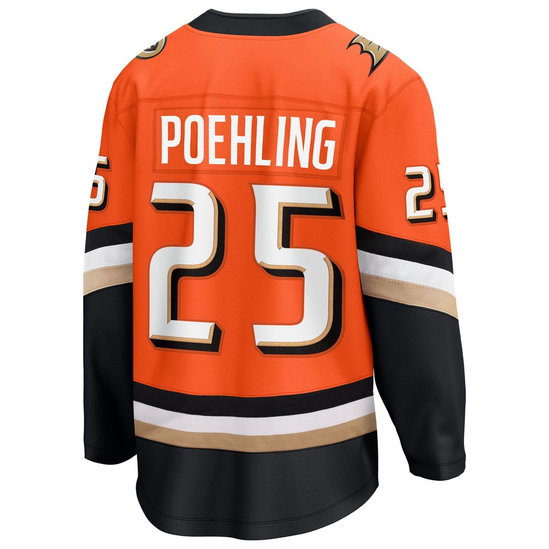 Ryan Poehling Anaheim Ducks Fanatics Home Breakaway Jersey - Orange