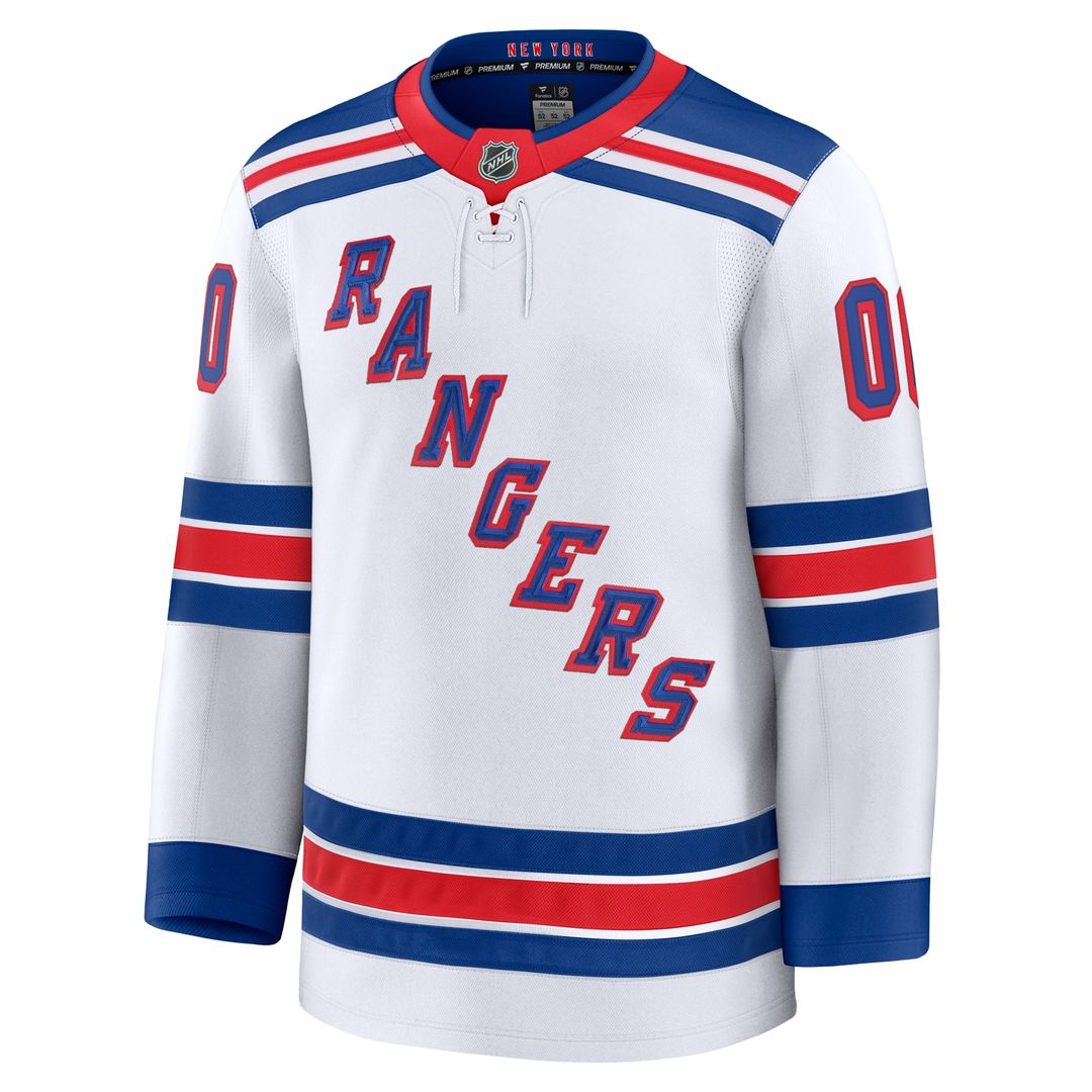New York Rangers Fanatics Centennial Premium Custom Jersey - Blue