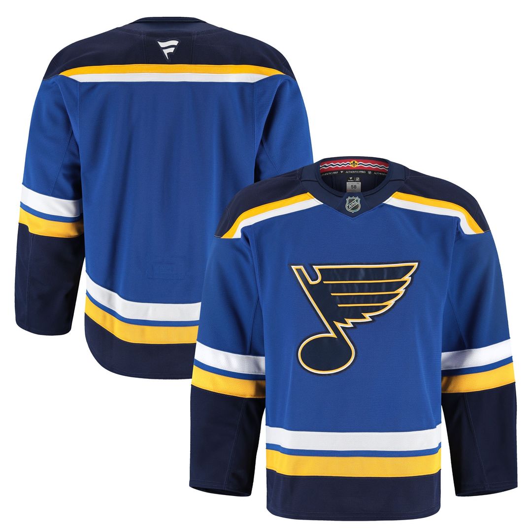 St. Louis Blues Fanatics Away Authentic Pro Jersey - White