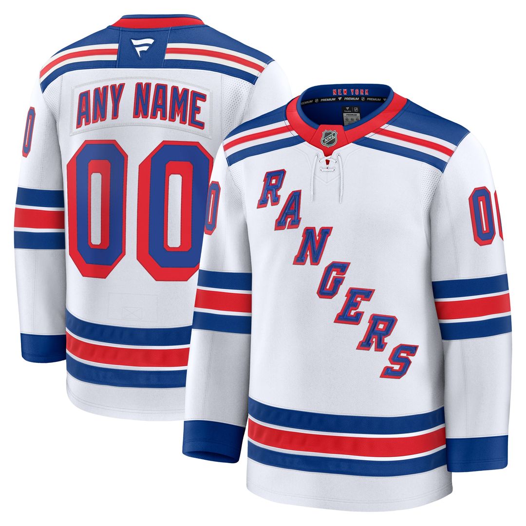 New York Rangers Fanatics Alternate Premium Custom Jersey - Navy