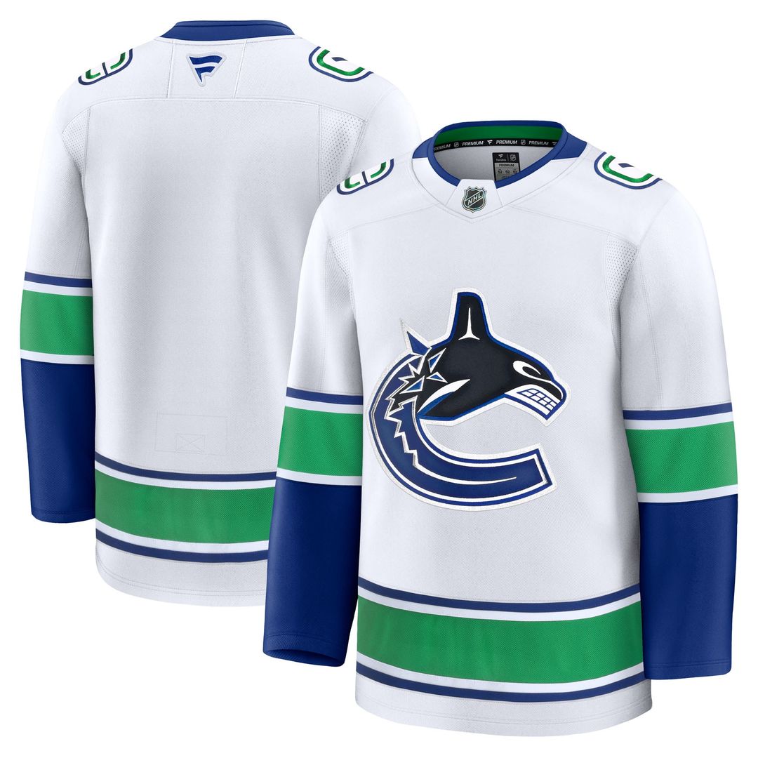 Vancouver Canucks Fanatics Home Premium Jersey - Blue