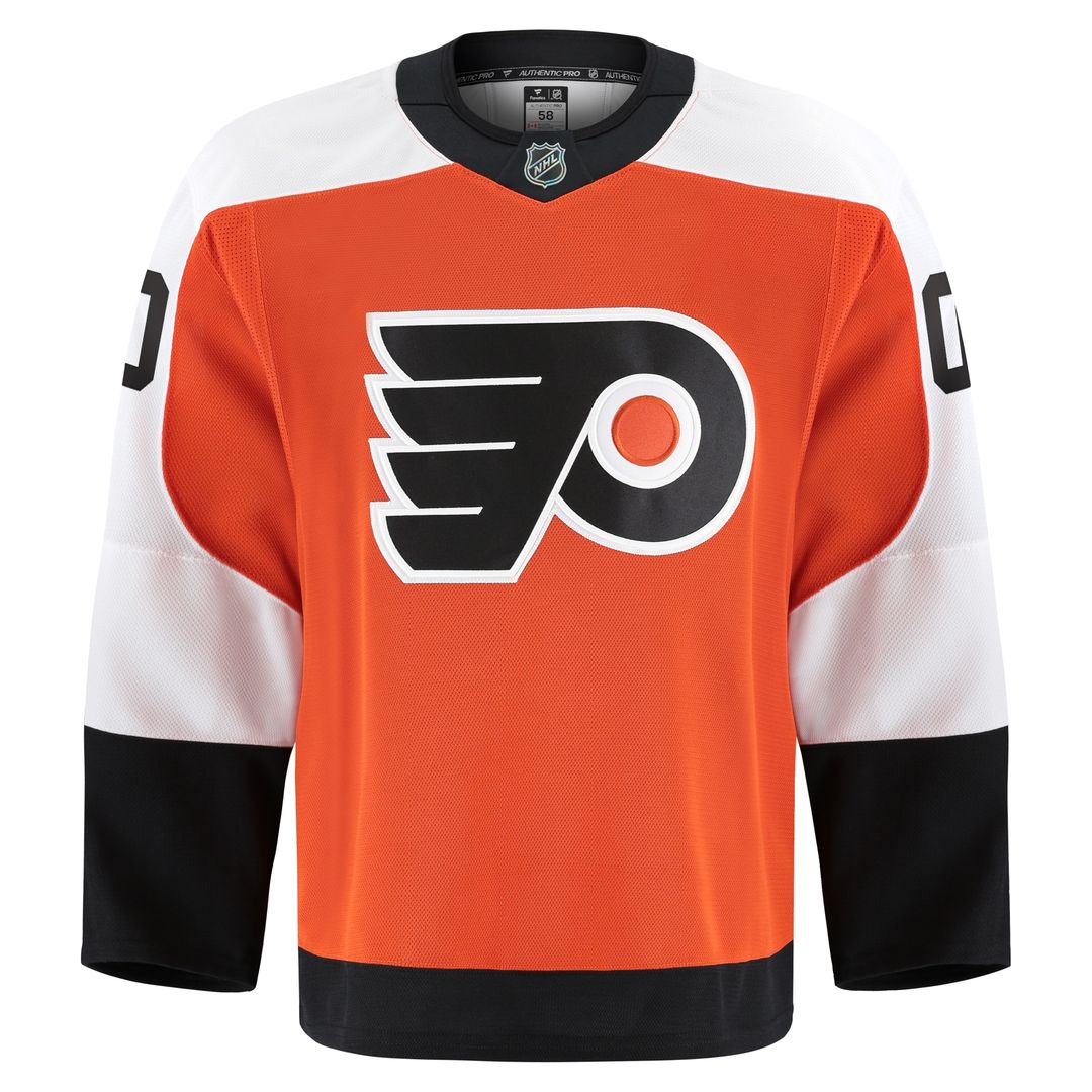 Philadelphia Flyers Fanatics Home Authentic Pro Custom Jersey - Orange