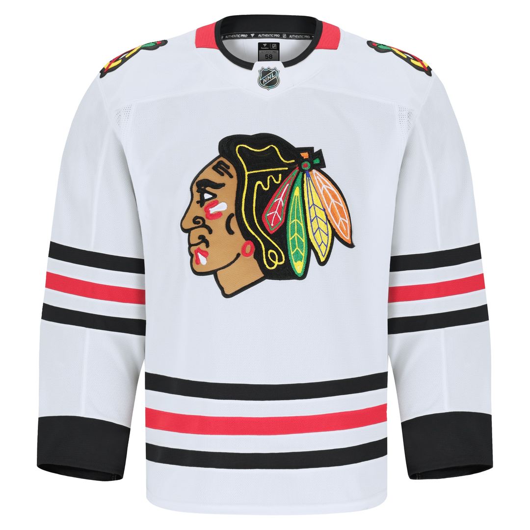 Chicago Blackhawks Fanatics Away Authentic Pro Jersey - White