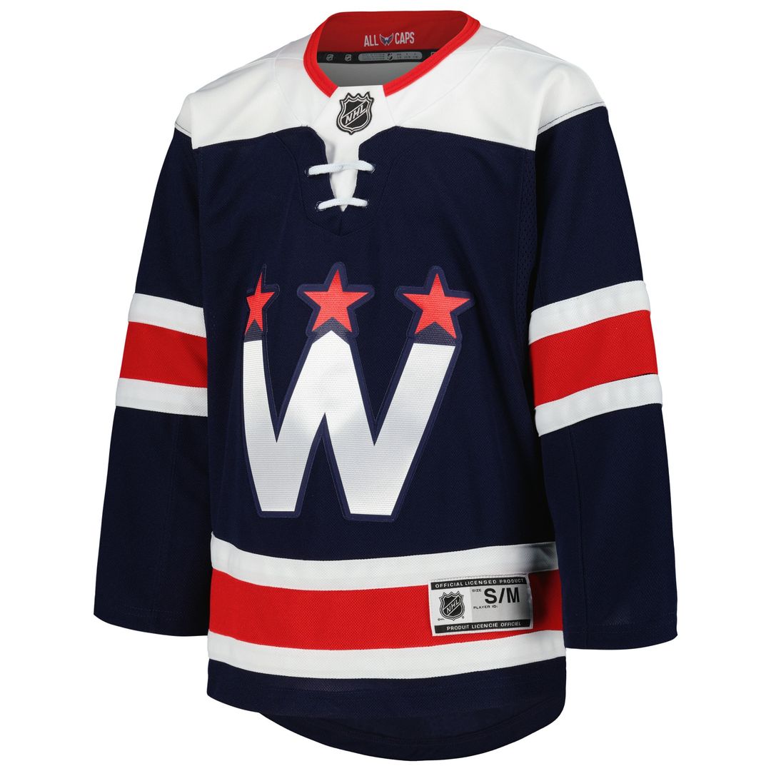 Washington Capitals Youth 2020/21 Alternate Premier Jerseys - Navy