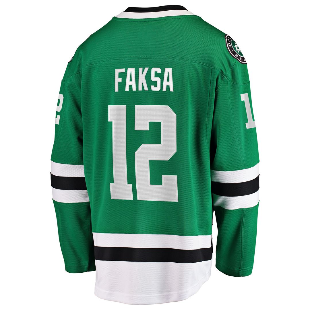 Radek Faksa Dallas Stars Fanatics Home Breakaway Jersey - Kelly Green