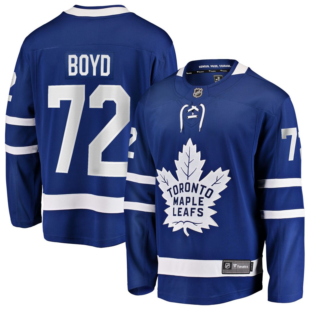 Travis Boyd Toronto Maple Leafs Fanatics Home Breakaway Jersey - Blue