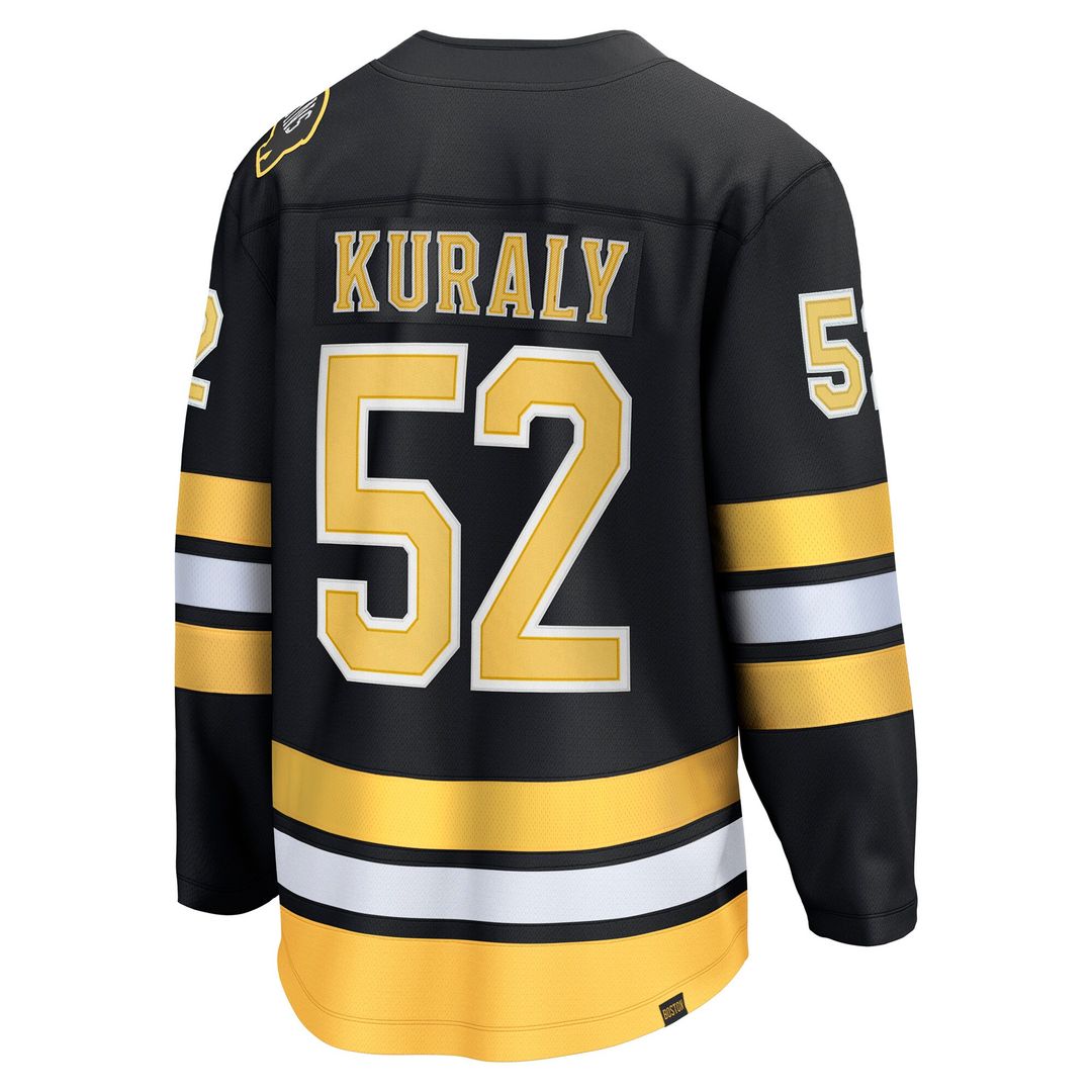 Sean Kuraly Boston Bruins Fanatics Home Breakaway Player Jersey - Black