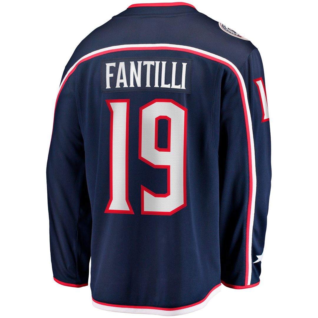 Adam Fantilli Columbus Blue Jackets Fanatics Home Premier Breakaway Player Jersey - Navy