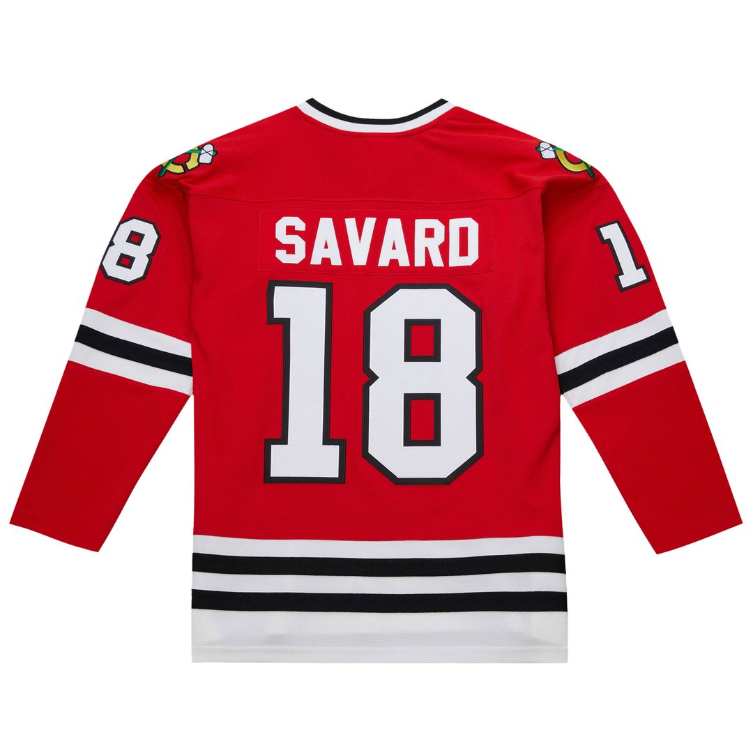 Denis Savard Chicago Blackhawks 1980-81 Power Play Jersey - Scarlet