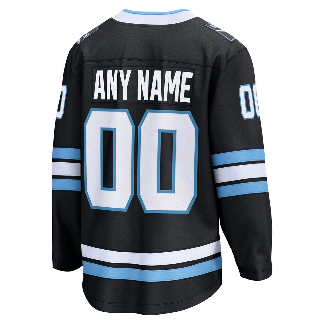 Utah Mammoth Fanatics Home Breakaway Custom Jersey - Black
