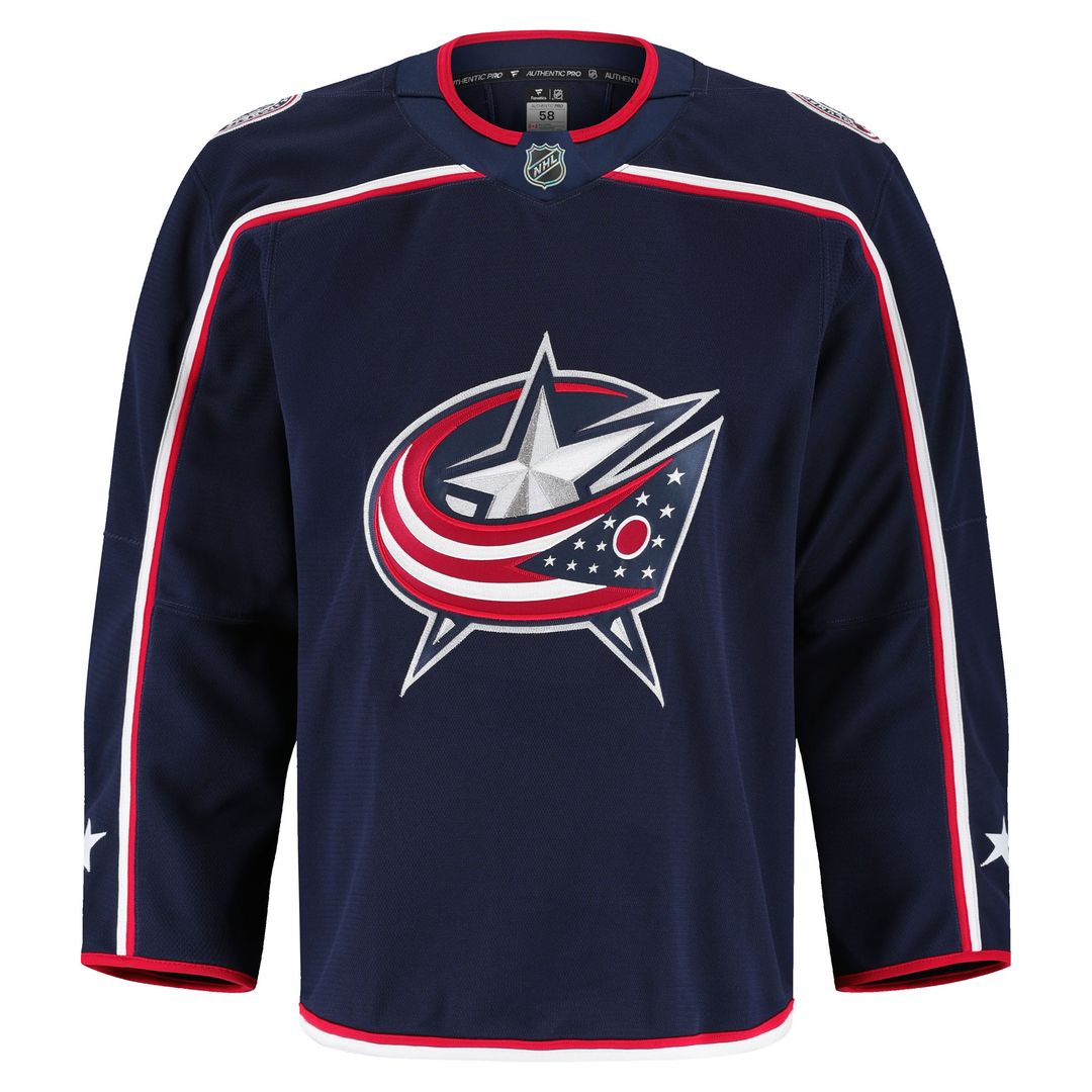 Columbus Blue Jackets Fanatics Home Authentic Pro Jersey - Navy