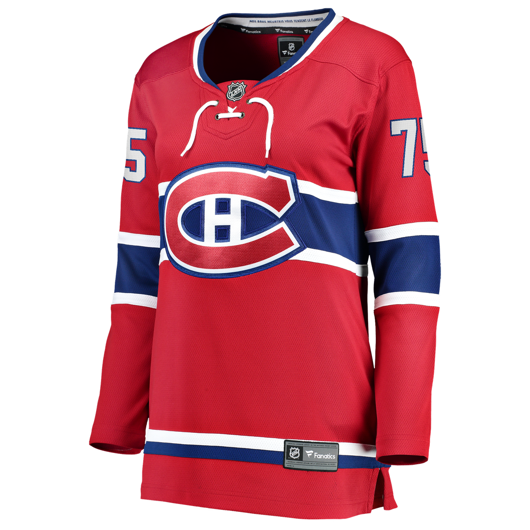 Jakub Dobes Montreal Canadiens Fanatics Women's Home Breakaway Jersey - Red