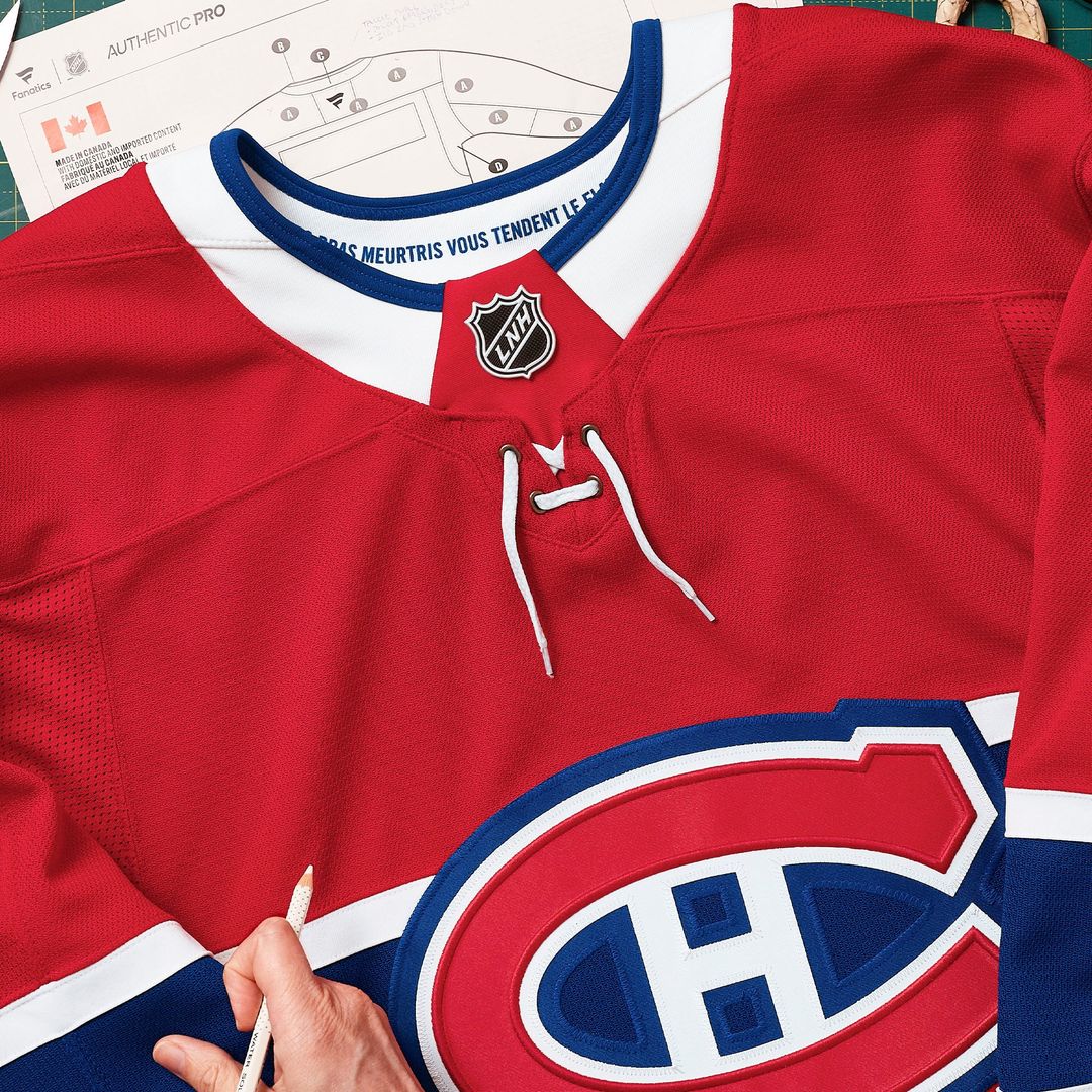 Montreal Canadiens Fanatics Home Authentic Pro Custom Jersey - Red