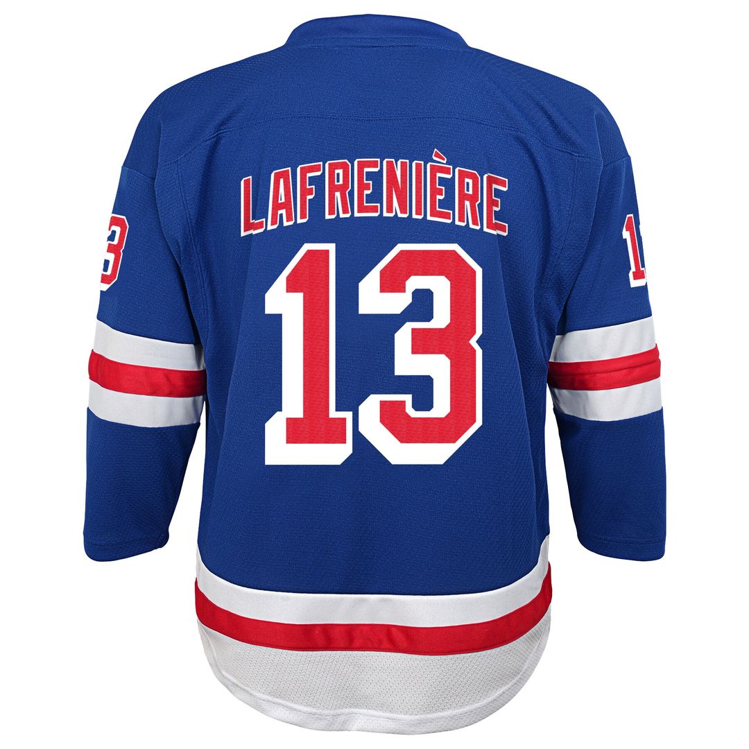 Alexis Lafreniere New York Rangers Youth Home Player Replica Jersey - Blue