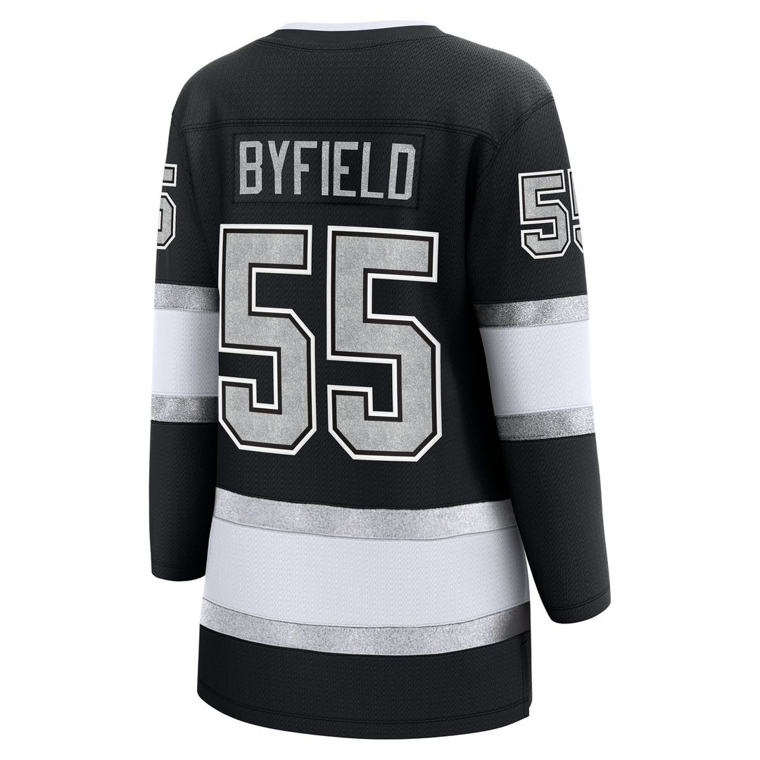 Quinton Byfield Los Angeles Kings Fanatics Women's Home Breakaway Jersey - Black