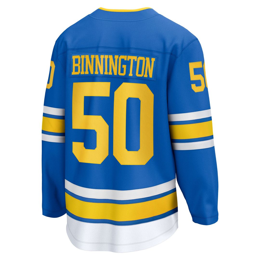 Jordan Binnington St. Louis Blues Fanatics Home Breakaway Jersey - Blue