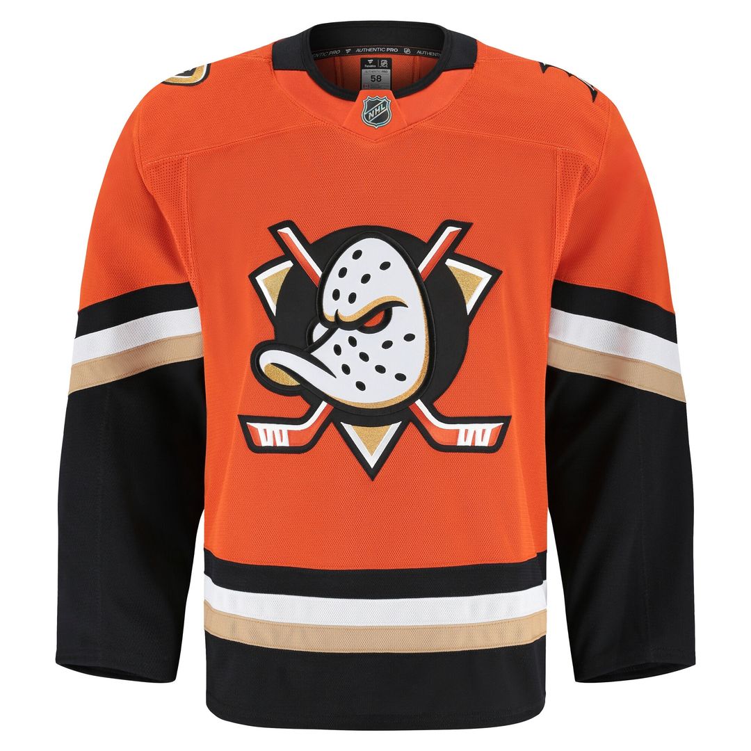 Anaheim Ducks Fanatics Home Authentic Pro Jersey - Orange