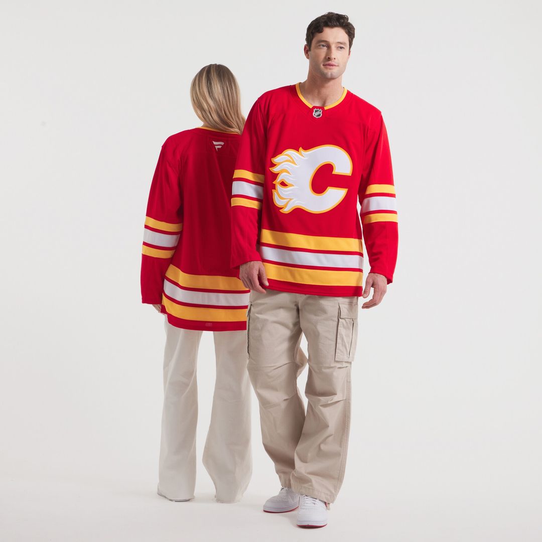 Calgary Flames Fanatics Away Premium Jersey - White