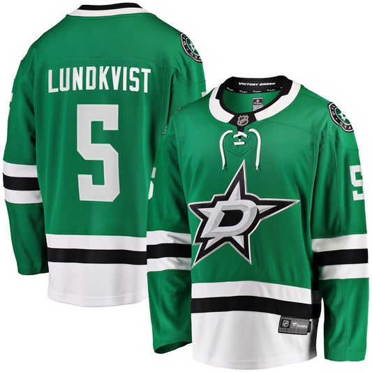 Nils Lundkvist Dallas Stars Fanatics Home Premier Breakaway Player Jersey - Kelly Green