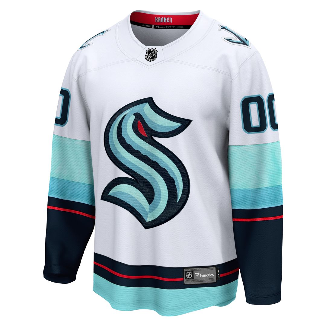 Seattle Kraken Fanatics Home Breakaway Custom Jersey - Deep Sea Blue