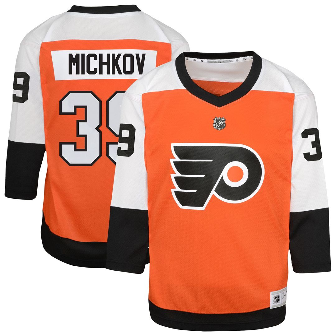 Matvei Michkov Philadelphia Flyers Youth Home Player Replica Jersey - Orange