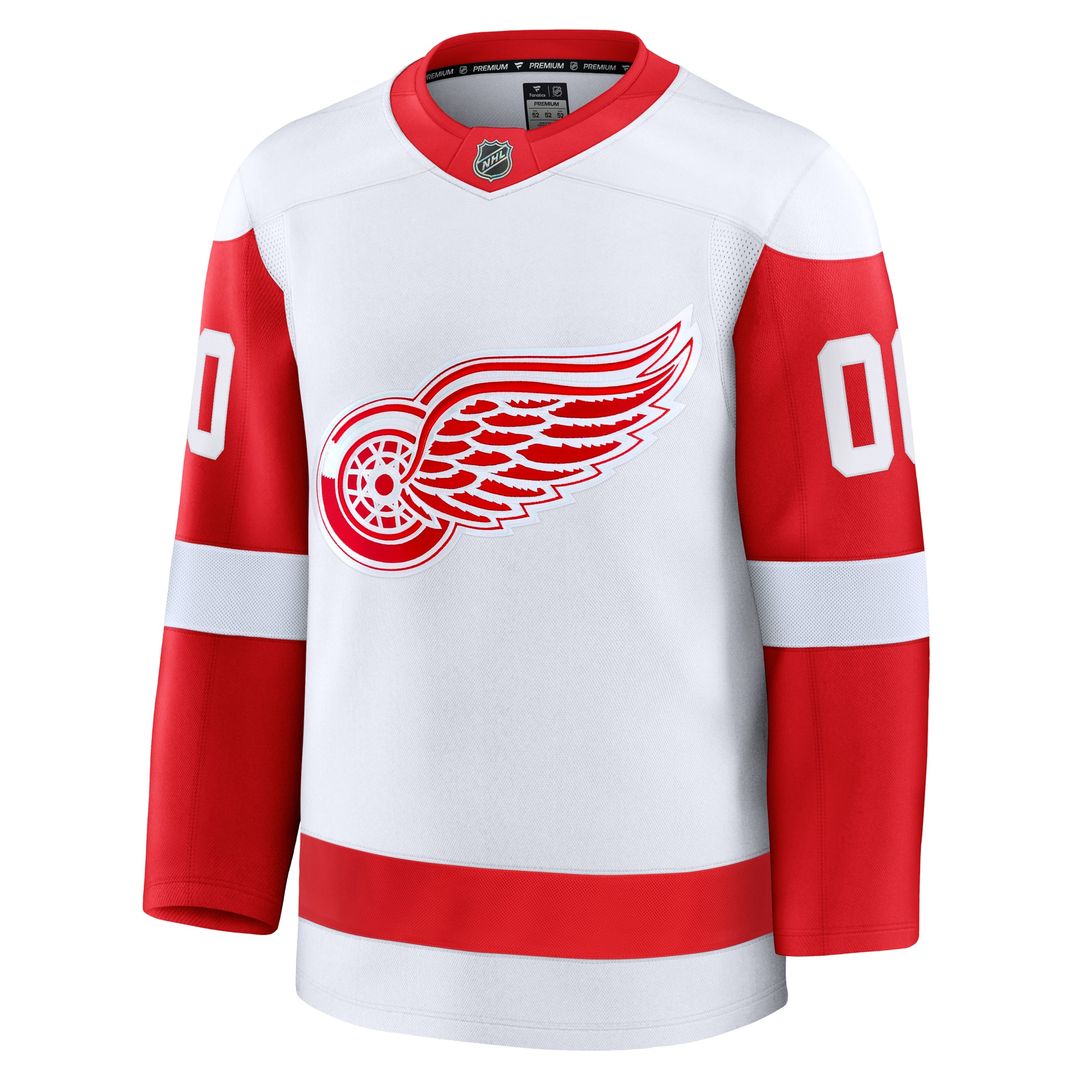 Detroit Red Wings Fanatics Away Premium Custom Jersey - White