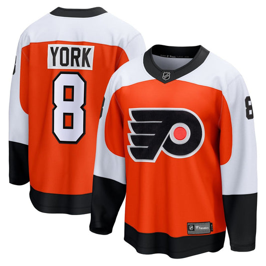 Cam York Philadelphia Flyers Fanatics Home Breakaway Jersey - Orange