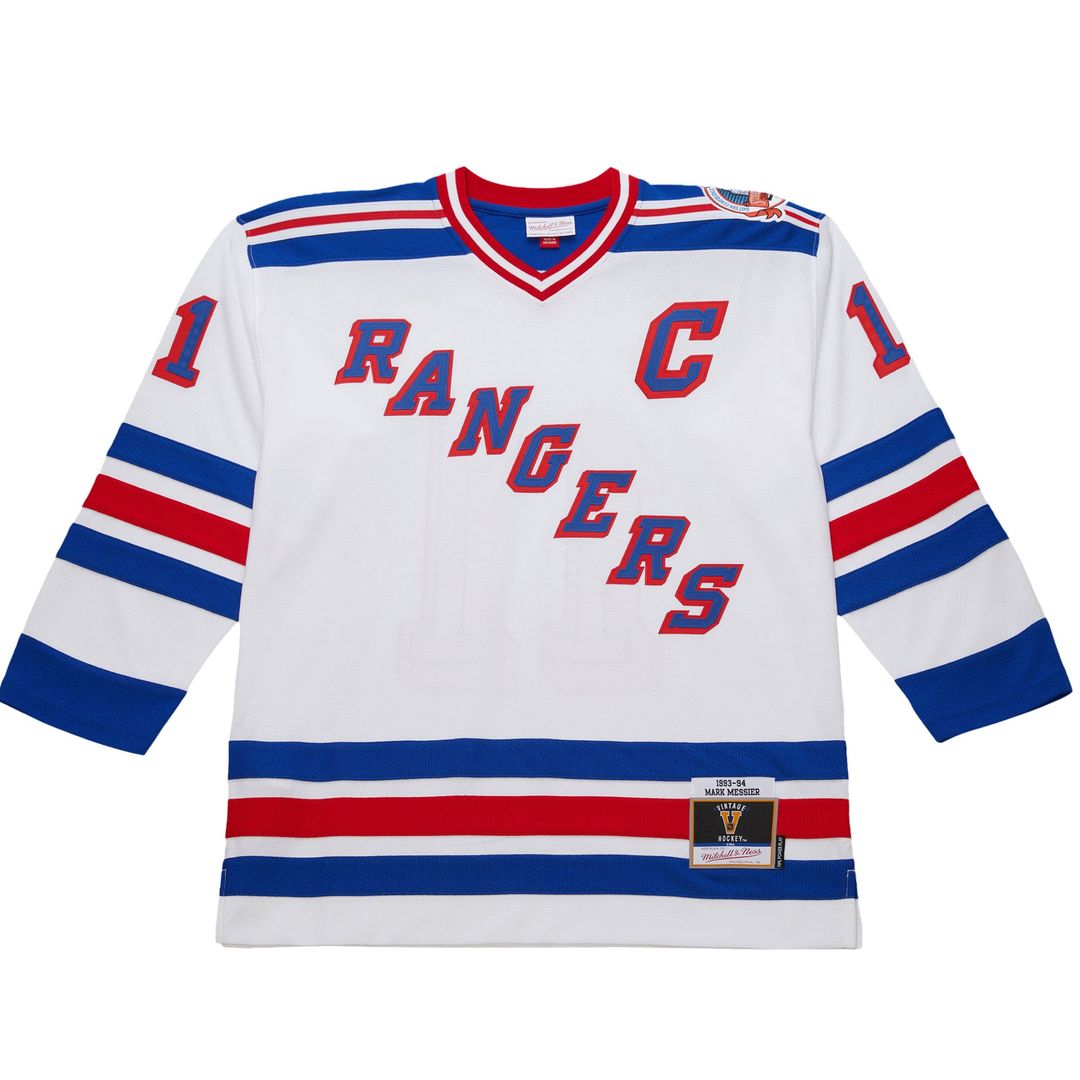 Mark Messier New York Rangers 1993-94 Power Play Jersey - Royal