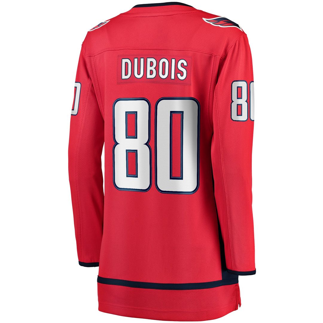 Pierre-Luc Dubois Washington Capitals Fanatics Women's Home Premier Breakaway Player Jersey - Red