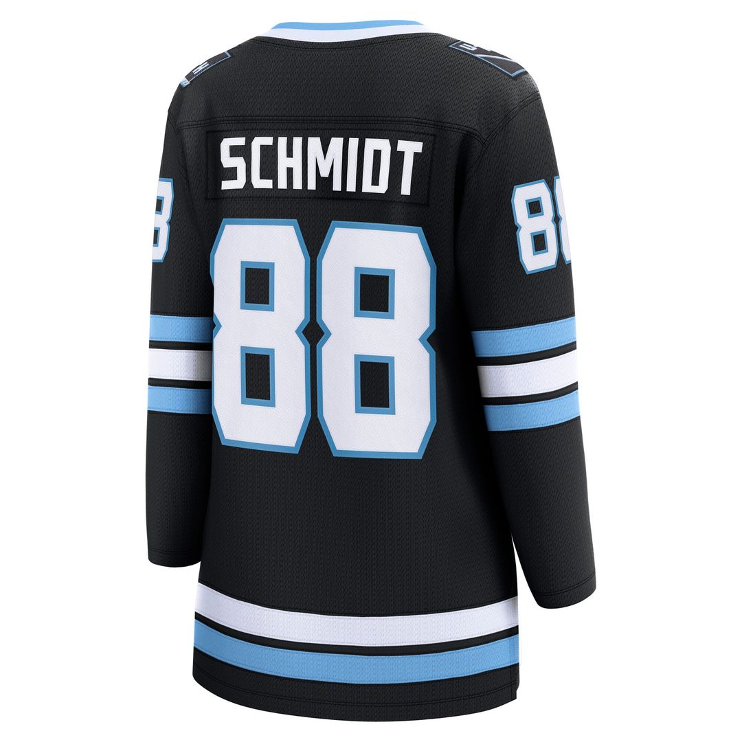 Nate Schmidt Utah Mammoth Fanatics Women's Home Breakaway Player Jersey - Black