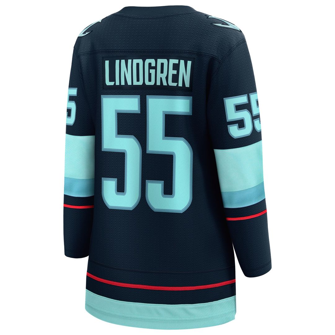 Ryan Lindgren Seattle Kraken Fanatics Women's Home Breakaway Jersey - Deep Sea Blue