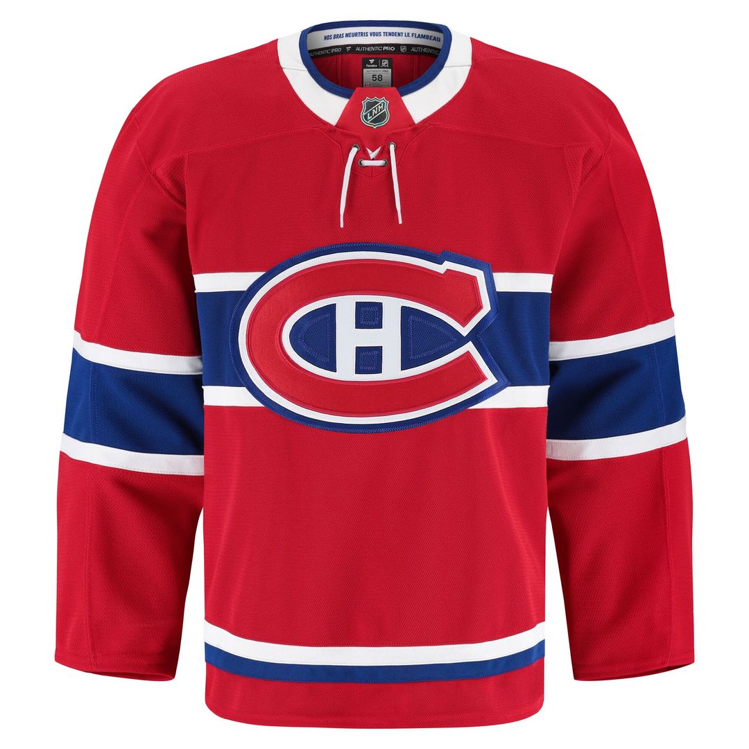 Montreal Canadiens Fanatics Home Authentic Pro Jersey - Red